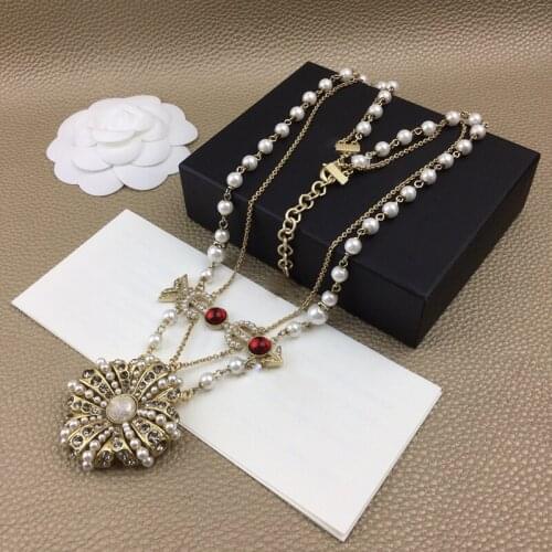 Hot Brand Fashion Jewelry For Women Gold Plated Skull Party Fashion Jewelry Skull Necklace Pendant Vintage Gold Color Design