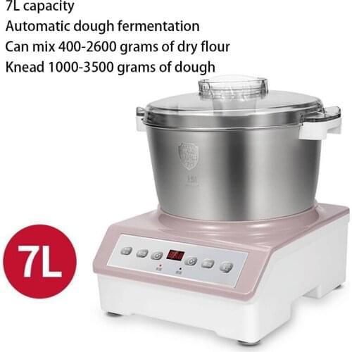 Electric 7Ldough Kneading Machine flour Mixers home Toast pizza ferment Automatic Stirring maker basin bowl Bread Pasta mixing