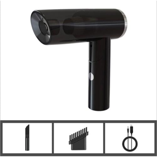 Mini Vacuum Cleaner Handheld High-power Suction Dust Sweeper with Washable HEPA Filter for Auto Home Interior Cleaning