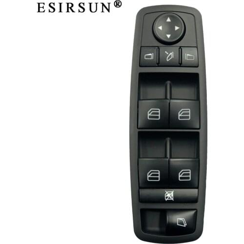 ESIRSUN Window Master Glass Lifter Control Switch FIT FOR Mercedes Benz GL R Class ML350 W251 X164 ,A2518300590 2518300590