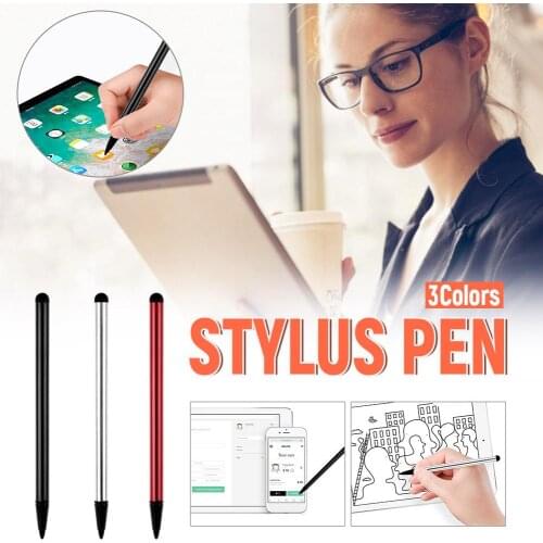Mobile Phone Strong Universal Touch Screen Stylus Ballpoint Metal Handwriting Pen Suitable For Ipad Mobile Phone Tablet PC
