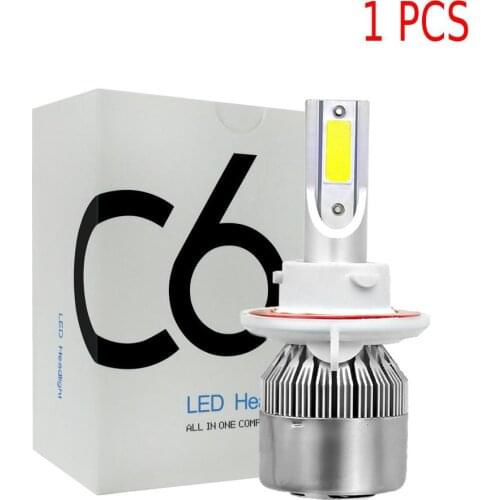 C6 H1 H3 Led Headlight Bulbs H7 LED Car Lights H4 880 H11 HB3 9005 HB4 9006 H13 6000K 36W 6-32V 6000LM Auto Headlamps