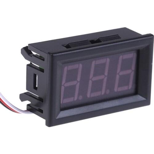 0.56inch LED digital voltmeter DC 0V-30.0V Three-wire DC voltage meter Digital voltage measuring instrument Electronic equipment