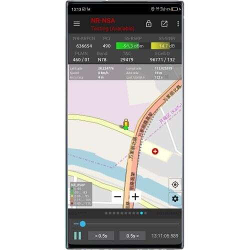 Tems&Nemo samsung Note10+ 5G NSG N9760,support VoLTE 4X4 MIMO,test phone