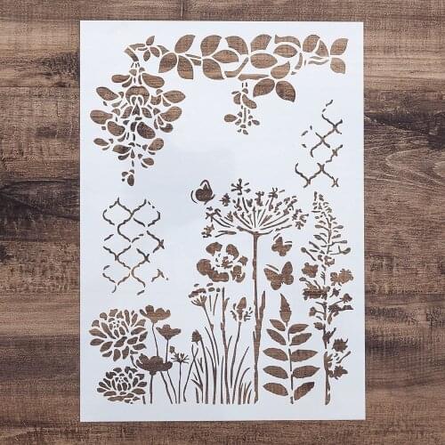 A4 Stencils for Wall Painting DIY Scrapbooking Photo album Paper Card Making Craft Decorative Embossing Template