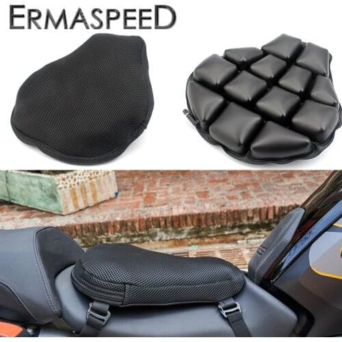 Universal Motorcycle Seat Cover 3D Mesh Air Bag Saddle Cushion Cover For Scooter E-bike Offroad Motorcycle Motorbike Accessories