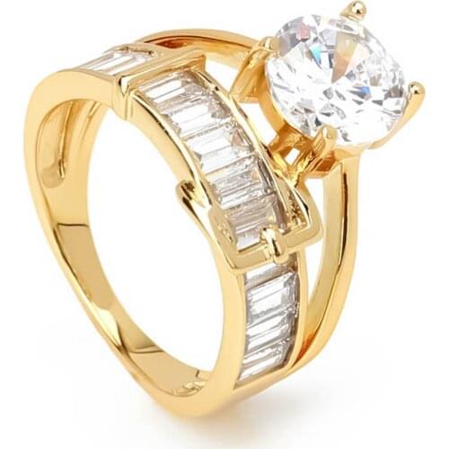 VAROLE Rings With Cubic Zirkonia For Women