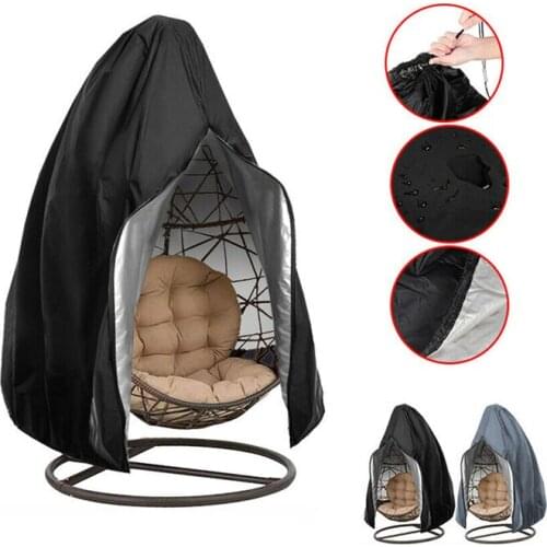 Waterproof Patio Chair Cover Egg Swing Chair Dust Cover Protector With Zipper Protective Case Outdoor Hanging Egg Chair Cover U3