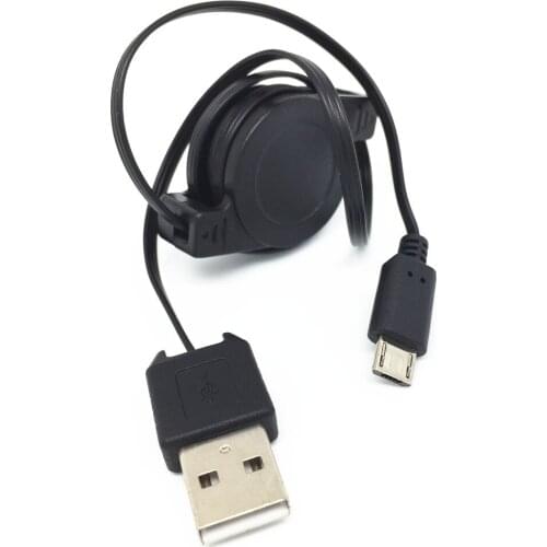 Retractable Micro USB Data Sync Charger Cable for Htc T328D T327 Sensation(Z710E) S710D T328T Desire Vt T320E G24 One V