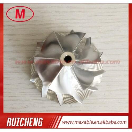 GT15-25 47.00/61.98mm 6+6 blades high performance Turbo Billet/milling/aluminum 2618 compressor wheel