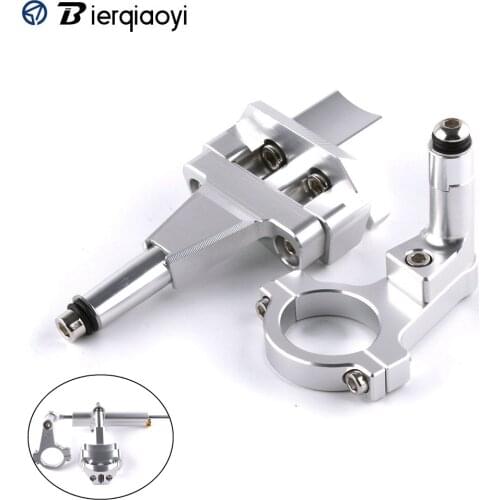 For Kawasaki Ninja 400 2014-2016 ER4F Motorcycle CNC Aluminum Steering Damper Stabilizer Mounting Kit ER6F Ninja 650 2012-2016
