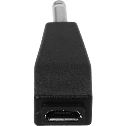 Free shipping Micro USB Female To DC 3.5x1.35mm Male Plug Jack Converter Adapter Charge For USB HUB LED Light Fan