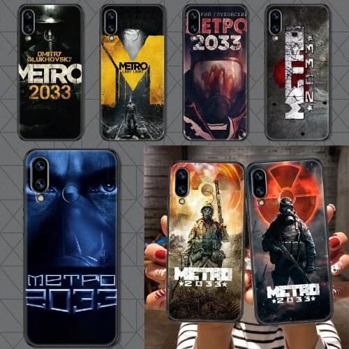 Game Metro 2033 Phone case For Huawei Honor 6 7 8 9 10 10i 20 A C X Lite Pro Play black pretty prime trend cell cover art bumper