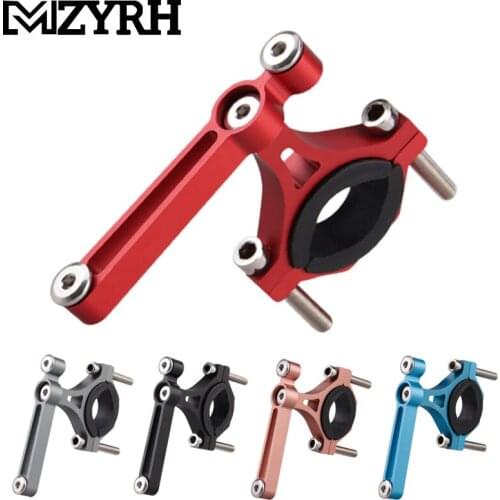 MTB Bicycle Water Bottle Cage Holder Seat post Water Bottle Clamp Cage Holder Adapter Support Aluminum Alloy Kettle Rack Mount