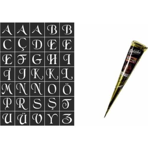 Henna Mould (Temporary Tattoo Template) + Red Golecha Indian henna хна для мехенди henna bride veil welon