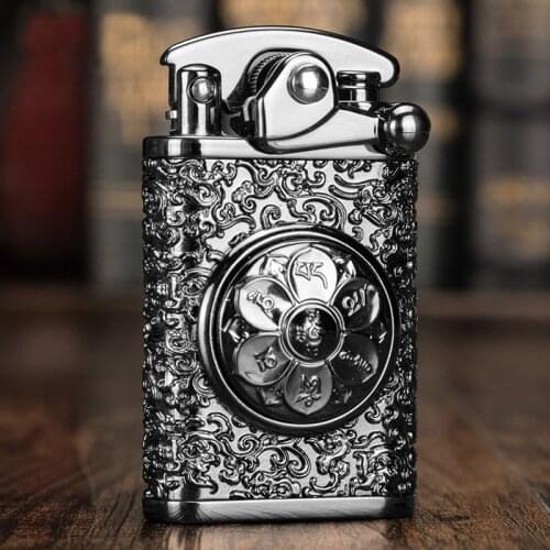 Kerosene Lighter Vintage Kerosene Oil Lighter With Gift Box Gadgets For Men Kerosene Lighter Cigarette Lighter christmas gift