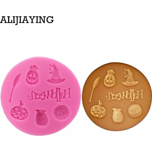 M0016 Halloween Holiday Pumpkin Cake Mold Pumpkin Witch hat shape Chocolate Molds DIY Cake Decorating Tools