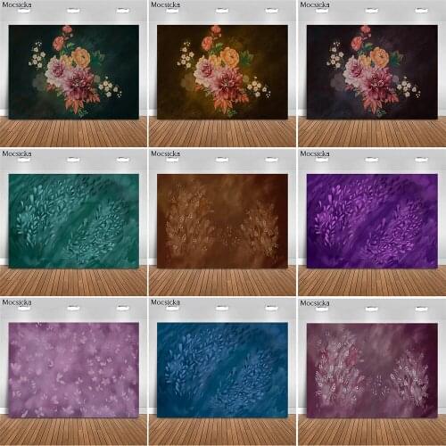 MOCSICKA Flower Newborn Backdrop for Photography Baby Shower Birthday Party Photo Background for Children Backdrops Studio