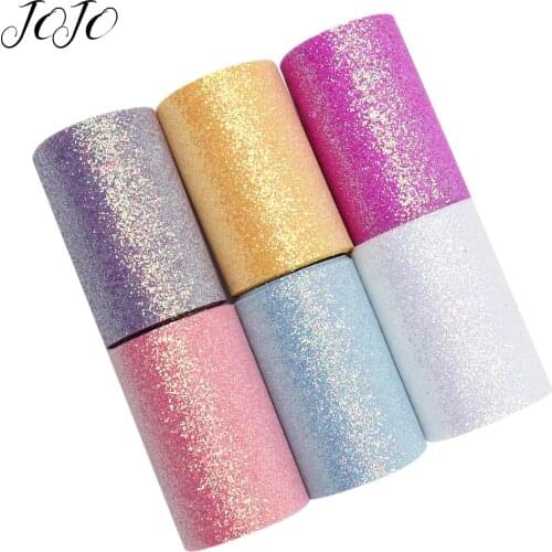 JOJO BOWS 75mm 2y Soft Thin Glitter Ribbon In Ribbons Solid Gold Silver DIY Hair Bows Handmade Supplies Apparel Sewing Materials