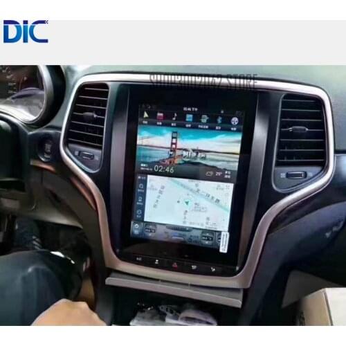 DLC Android system 6.0 vertical screen mirror link GPS car styling navigation player video For Jeep grand cherokee 2014-2017