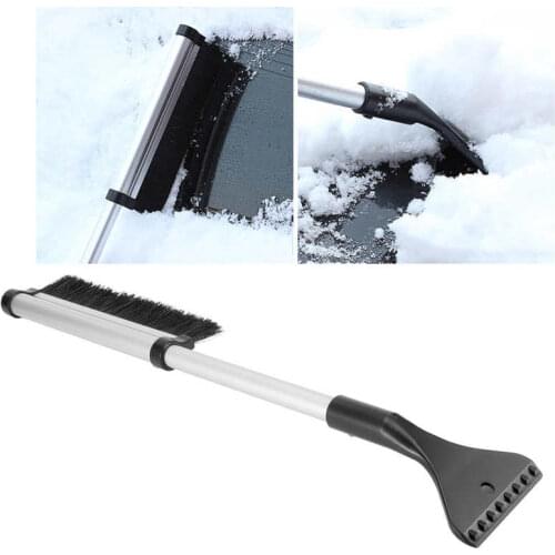 Telescoping Snow Brush Aluminum Alloy Car Retractable Winter Multifunctional Frost Shovel Car Snow Shovel hand Tool