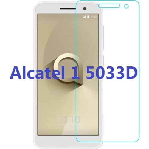 2PCS Smartphone 9H Tempered Glass for Alcatel 1 5033D Protective Film Screen Protector cover phone