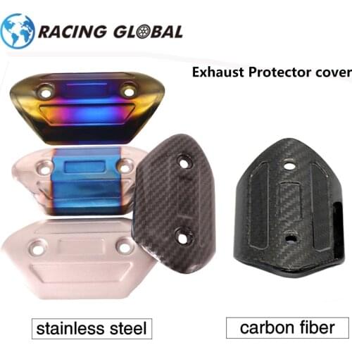 ALCON-Exhaust muffler Carbon Fiber Protector Heat Shield Cover Guard Anti-scalding cover 40-63mm For Yoshimura AR SC AK Exhaust