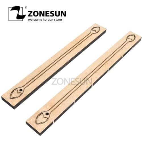 ZONESUN handbag handle leather cutting die papercraft leather decoration tool for die cutting machine DIY luxurious bag cutter