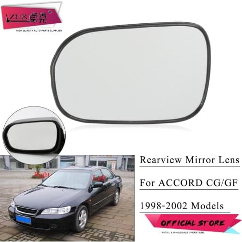 ZUK For HONDA ACCORD CG1 CG5 CF9 1998 1999 2000 2001 2002 Left Right Outer Rearview Mirror Glass Lens Also Fits ACCORD Coupe CG4