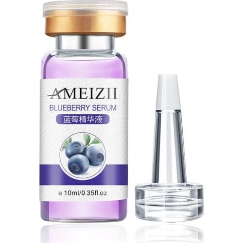1pc Blueberry Collagen Moisturizing Skin Essence Firming Hyaluronic Acid Whitening Anti-wrinkle Transparent Liquid Care TSLM1