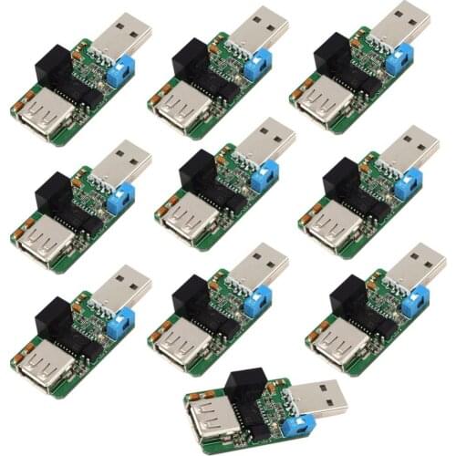 10Pcs ADUM3160 B0505S 1500V USB to USB Voltage Isolator Module Support 12Mbps 1.5Mbps USB Debugging Device
