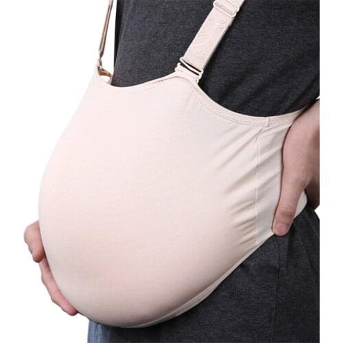 1000g-1500g Two Style for Choose Silicone Fake Pretty Belly for Crossdresser Halloween Toy False Artificial Stomach