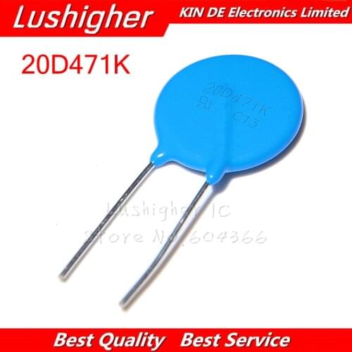 5pcs Varistor 20D221K 220V Piezoresistor 20D221