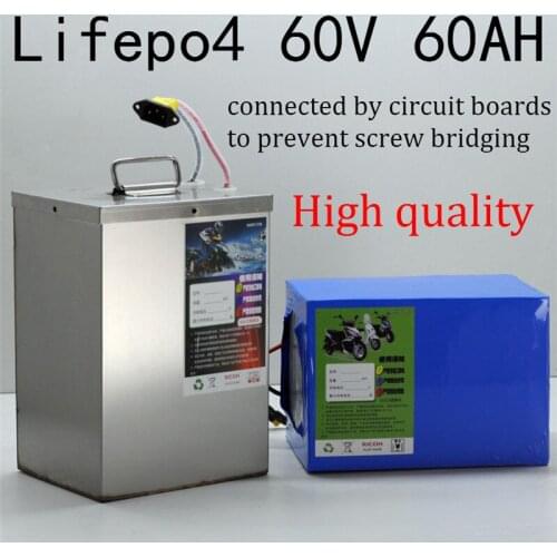 60ah 60V Lifepo4 battery 60ah lifepo4 3600w 3000w battery for Electric tricycle Bus Agricultural vehicle Ship Car Truck inverter