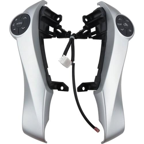 84244-47100-B0 84247-52130-B0 For Toyota Prius / Prius C / Aqua 2011-2017 Silver Cruise Control Steering Wheel Buttons Switch