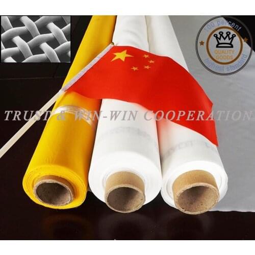 Free Shipping!!! 50meters White 140T/355mesh-34um-127cm-polyester mesh