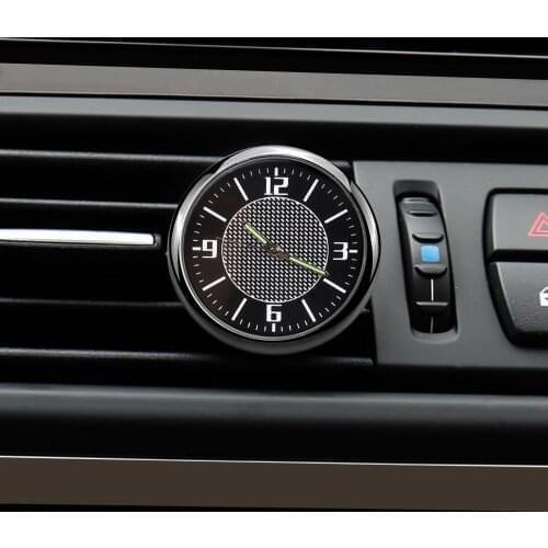 Car Decoration Clock Interior Air Vents Outlet Quartz Watch For Hyundai i20 i10 ix35 kona tucson 2017 2019 coupe accent solaris