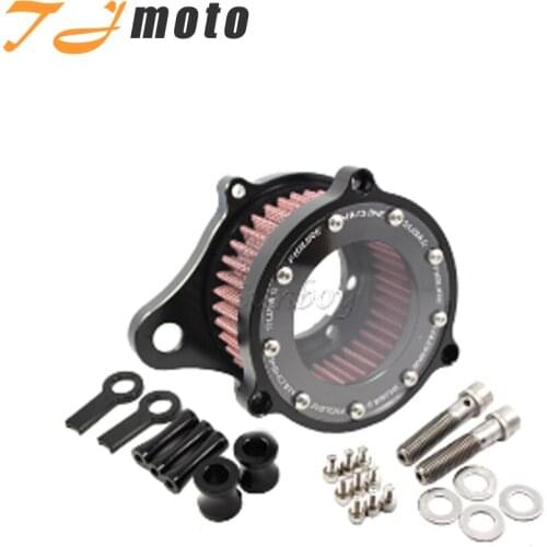 CNC Motorcycle Bike Air Filters System for Harley Davidson Sportster XL 883 X48 1200 2004-2014 Motorbike Air Cleaner
