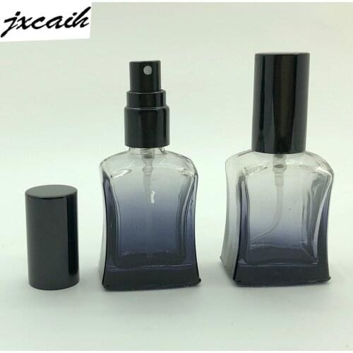 Jxcaih 1pcs Portable Glass Perfume Bottles 12ml Empty Sample Containers Atomizer Refillable Mini Bottles