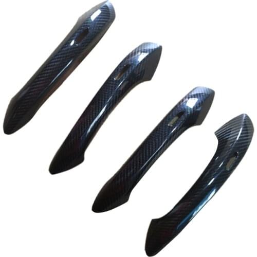 Car Door Handle Covers Trims For Porsche Panamera 971 2017 2018 2019 Side Door Trims Covers Real Carbon Fiber