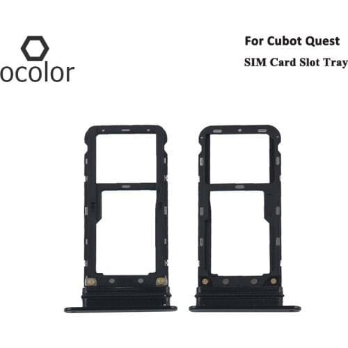 Ocolor For Cubot Quest SIM Card Slot Tray SIM Card Holder Assembly Repair Parts For Cubot Quest Phone Accessories In Stock