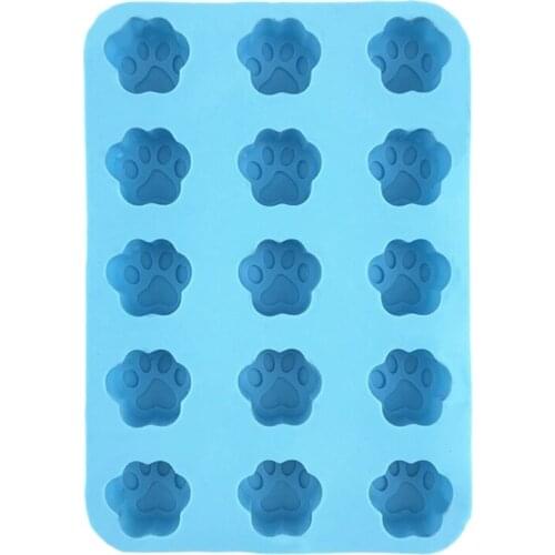 Dog Paws Keychain Epoxy Resin Mold Earrings Pendant Silicone Mould DIY Crafts Jewelry Necklace Casting Tool