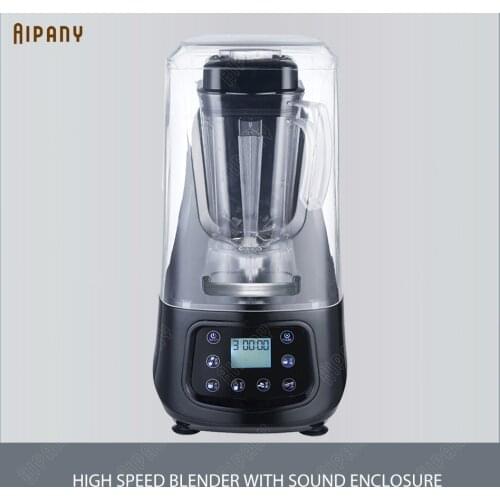 A1139 Professional Commercial Blender With Sound Enclosure Heavy Duty High Speed Food Mixer Low Noise Smoothie Maker Performance