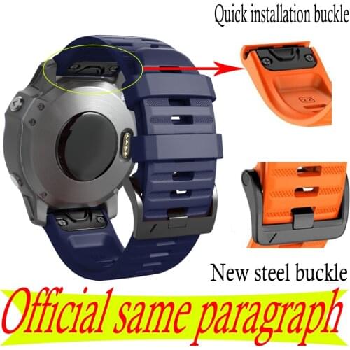 26/22mm Watch Band for Garmin Fenix 5X 5 Plus 6 6X Pro 3HR Approach S60 Watch Strap Quick Release Easy fit Wristband Accessories