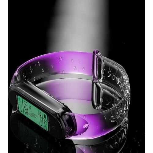 Sports Watch Strap For Men Women Children Silicone Discolor Replacement Watch Band For Xiaomi Mi Band 6/5/4/3 Bracelet Wristband