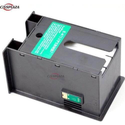 CISSPLAZA 1pc T6711 Waste ink Tank compatible for epson WorkForce Pro WF 7210 7710 7720 7610 7620 7110 PRINTER