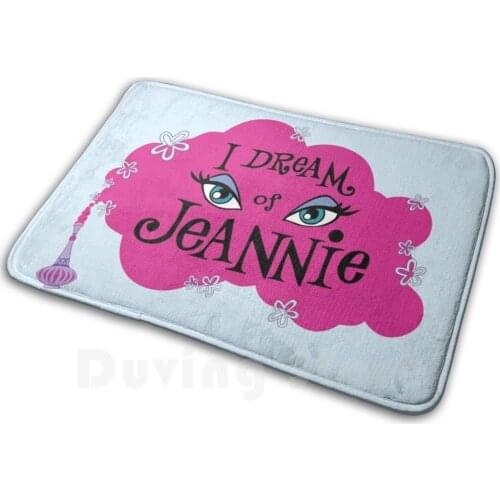 I Dream Of Jeannie Shirt , Sticker , Soft Non-Slip Mat Rug Carpet Cushion Jeannie Dream Sitcom Nelson Tv 70s 60s Eden