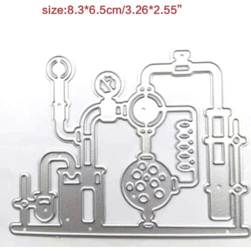 Die Cuts Template Durable Carbon Steel Cutting Die Chemical Laboratory Equipments Set Embossing Knife Moulds Templates