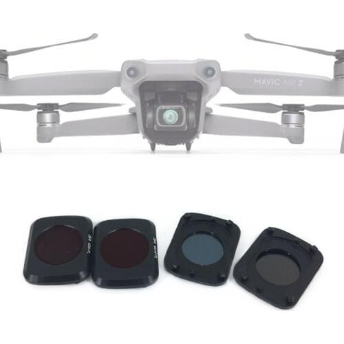 Glass ND8-PL + ND16PL + ND32-PL + ND64PL ND/PL Lens Filter Protector Cap Set for DJI Mavic Air 2 Drone Gimbal Air2 Accessories