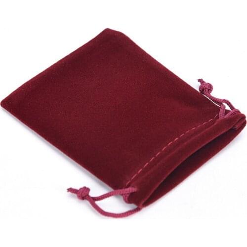 10 Pcs 7x9cm Velvet Drawstring Pouches Jewelry Christmas Gift Bag Packing Bags
